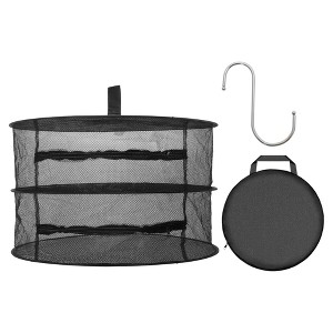 Unique Bargains Mesh Hanging Herb Drying Rack Foldable for Vegetable Plant - 1 of 4