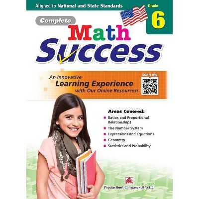 Complete Math Success Grade 6 - Learning Workbook for Sixth Grade Students - Math Activities Children Book - Aligned to National and State Standards