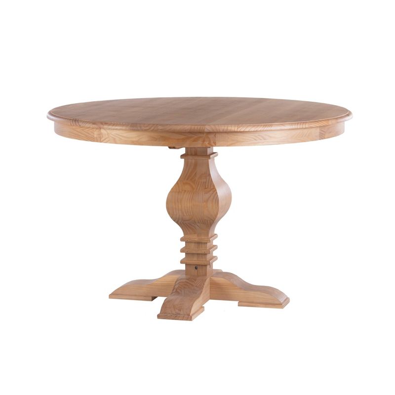 Doherty Traditional Round Dining Table Rustic Honey - Powell, 1 of 9