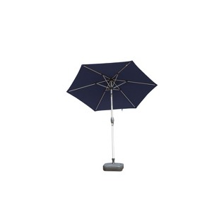 Sapphtopaz Patio Umbrella Outdoor Market Umbrella with Push Button Tilt and Crank Sturdy Ribs for Garden, Beach, Backyard, Pool - 1 of 4