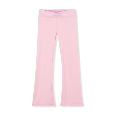 Lands' End Kids High Waisted Active Flare Leggings
