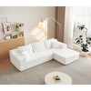 104'' Cloud Sectional Sofa with L-Shaped Chaise, Innovative Chenille Fabric, Deep Seats, and No Assembly Required - 4 of 4