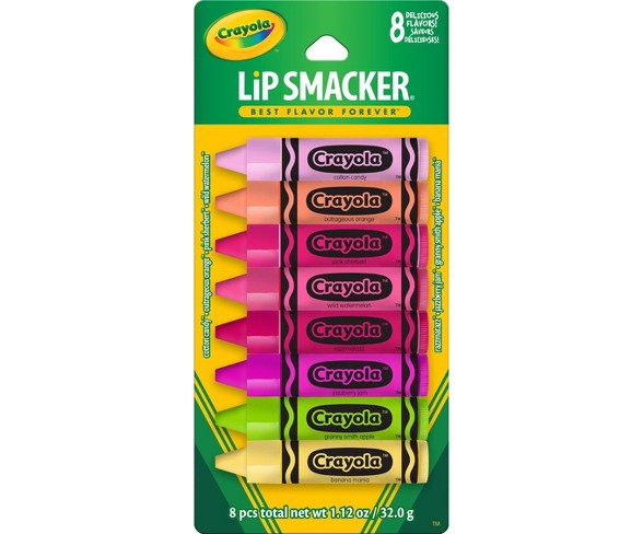 Lip Smackers Party Pack Lip Balm Crayola - 8pc