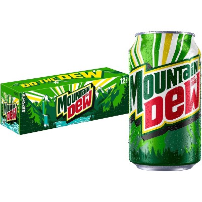 Mountain Dew Citrus Soda - 12pk/12 fl oz Cans: Caffeinated