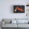 Canvas Wall Art - James Zhen Yu 'Horsehead amd Flame Nebula' Wall Art for Living Room, Bedroom, or Office Décor by Trademark Fine Art - 3 of 4