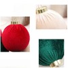 12ct Christmas Balls Ornaments Decor Set, Cloth Wrapped Xmas Balls Hanging Tree Ornaments for Christmas Tree Wreath Garland, 3.15in - 4 of 4