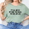 Simply Sage Market Women's It's All Messy Short Sleeve Graphic Tee - 2 of 3