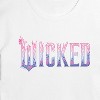 Women's - Wicked - Floral Ombre Logo Cropped Graphic T-Shirt - 2 of 4