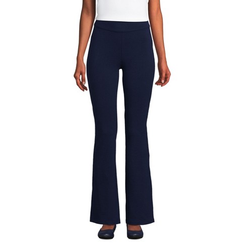 Lands' End Women's Starfish High Rise Flare Pants - X-small - Deep Sea ...