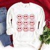 Simply Sage Market Nine Valentine Faces Sweatshirt - 3 of 4