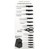 Dura Culina® 14 Piece Knife Set with Block, Chef Knife, Paring Knife, Utility Knife, Bread Knife, Steak Knife with Built in Knife Sharpener - 2 of 4