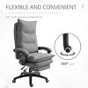 Okak Executive Office Chair with Massage Function, 6 Vibration Points Heated Computer Chair with Footrest and Armrest, Comfy Chair for Home - 2 of 4