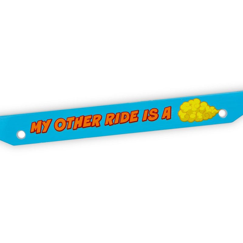 Just Funky Dragon Ball Z License Plate Frame | My Other Ride Is A Flying Nimbus Cloud, 3 of 8
