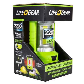 Life+Gear Adventure 2200 Lumens LED Lantern with Power Bank