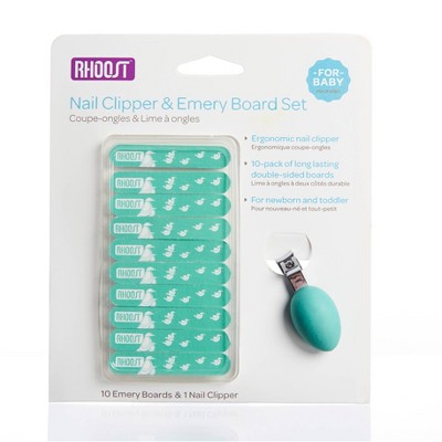 Rhoost Nail Clipper and Emery Board Set - 10pk