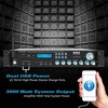 Pyle Bluetooth Hybrid Amplifier Receiver - 3000 Watt Home Theater Pre-Amplifier with Wireless Streaming Ability, MP3/USB/SD/AUX/FM Radio - P3001BT - 3 of 4
