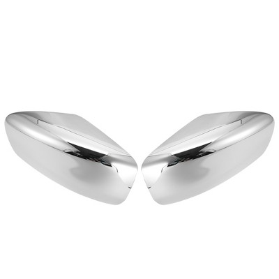 Unique Bargains Chrome Plated Full Mirror Cover for Nissan Altima 13-18 without Turn Signal Silver 1 Pair