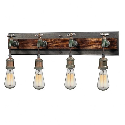 Elk Home Jonas 4 - Light Vanity in  Multi-Tone Weathered