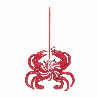 Gallerie II Peppermint Crab Ornament