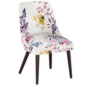 Jeanne Rounded Back Dining Chair Multi Floral - Cloth & Co