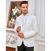 Men's Casual Blazer Sport Coat Slim Fit One Button Suit Lightweight Sport Jacket - 4 of 4