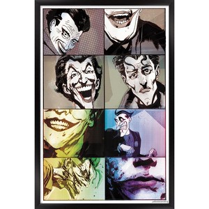 Trends International DC Comics Batman - Joker Smiles Framed Wall Poster Prints - 1 of 4