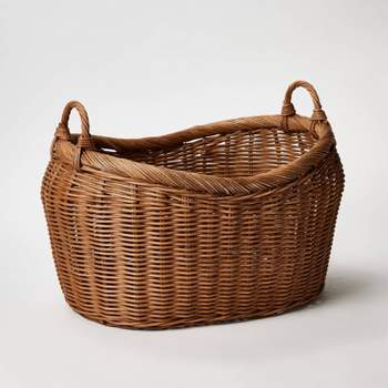 Large Oval Vintage French Basket - Threshold™ designed with Studio McGee