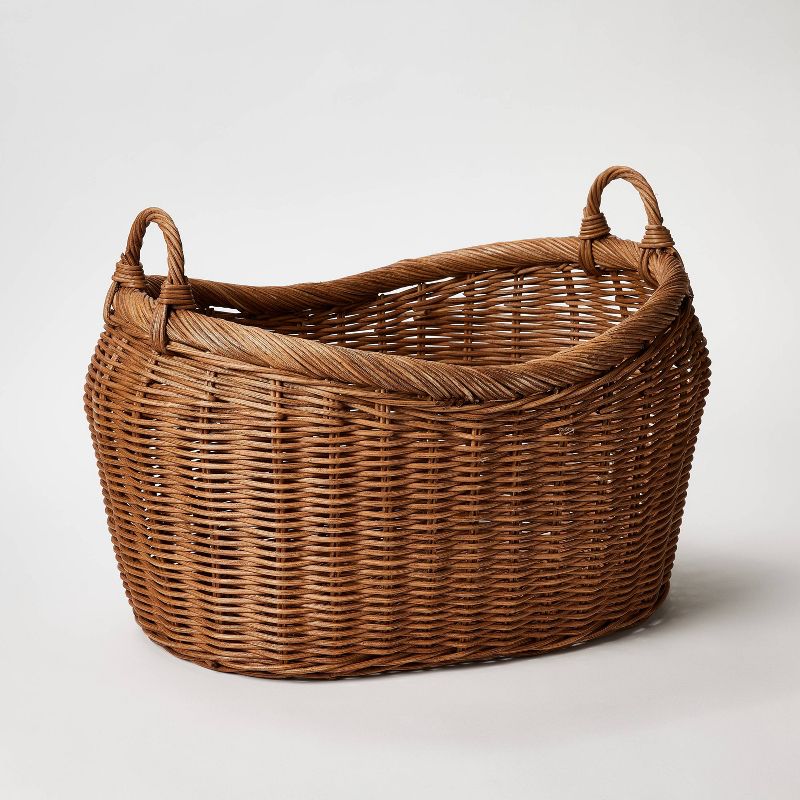 Large Oval Vintage French Basket - Threshold&#8482; designed with Studio McGee, 1 of 10