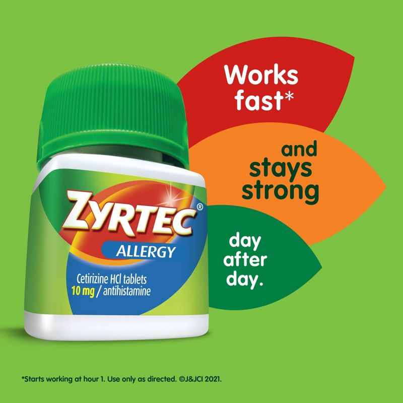 Zyrtec 24 Hour Allergy Relief Tablets - Cetirizine HCl, 4 of 15