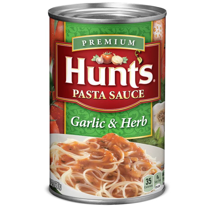 Hunt&#39;s Classic Italian Garlic &#38; Herb Spaghetti Sauce - 24oz, 1 of 5