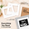 KeaBabies Solo Baby Sonogram Picture Frame, Modern Ultrasound Picture Frames, Pregnancy Announcements Sonogram Frame - image 2 of 4