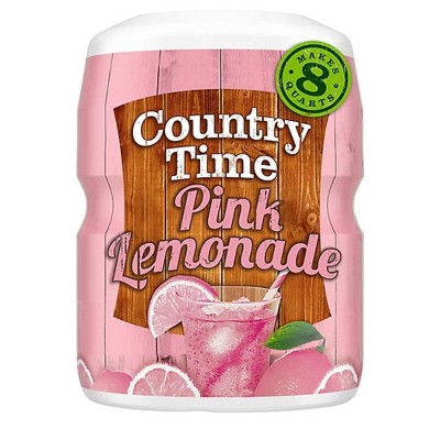 Country Time Pink Lemonade Naturally Flavored Powdered Drink Mix, 19 oz. Canister (Pack of 2)