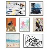 Kate and Laurel Sylvie Abstract Watercolor Block 2 Framed Canvas by Nikki Chu - 4 of 4