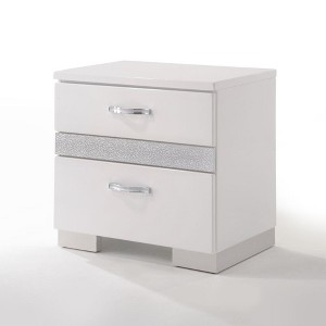 NicBex Nightstand with Drawers,Side Table with Metal Handles and Elegant Finish,Modern Bedside Table for Bedroom,Living Room - 1 of 4