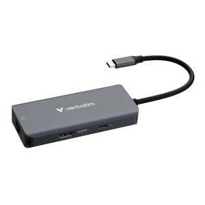 Verbatim® USB-C® Essentials 6-Port Hub, 32157 in Gray - 1 of 4