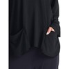 Women's 2 Pocket Long Sleeve Top - PLANET by Lauren G. - 3 of 3