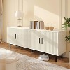 Vipbear 70" Fluted-Door TV Stand, Entertainment Center with Storage£¬ Adjustable Shelf, Modern TV Console for Living Room and Bedroom - 3 of 4