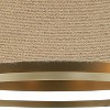 Minka Lavery Rustic Ceiling Light Semi Flush Mount Fixture 20 1/2" Soft Brass Natural Rope Drum Shade for Bedroom Kitchen Hallway - 4 of 4