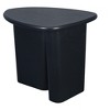 NicBex Modern 25.6" Tapered Coffee Table with Vertical Pedestal for Living Room and Office - 2 of 4