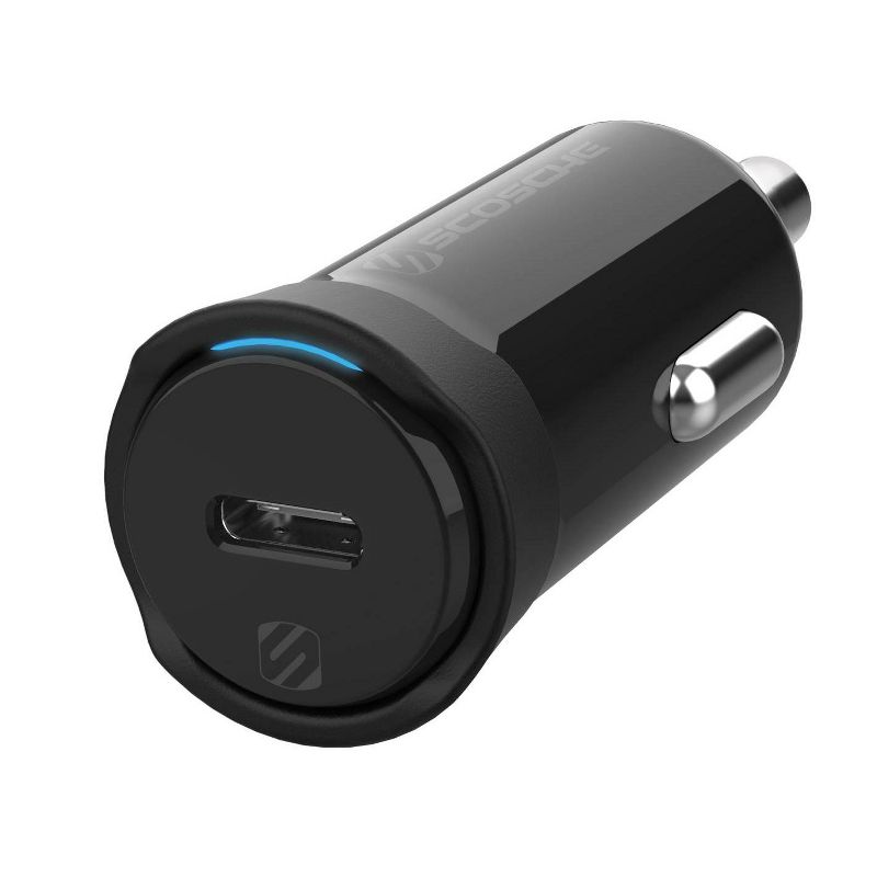 Scosche Power Volt 20W USB-C Power Delivery Car Charger and USB-C to Light Cable CPD20Ci4B4-SP, 1 of 7