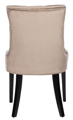 Antique Sage Velvet Upholstered Parsons Side Chair Set