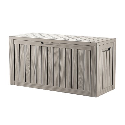 Yardgrace Deck box Water Resistant Resin Lockable