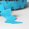 12' Christmas Premium Ribbon Blue Wavy Felt - Wondershop™ - 3 of 3