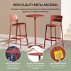 WestinTrends Playa 41.25" Adjustable Metal Round Bar Height Table - 3 of 4