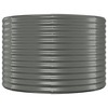 vidaXL Garden Raised Bed Grey Powder-coated steel Large Durable - 4 of 4