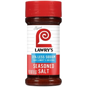 Lawry's Kosher 25% Less Sodium Seasoned Salt, 8 oz Bottle (Pack of 2) - 1 of 4