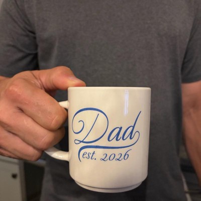 14oz Dad Est.2026 Stacking Mug White - Room Essentials : Target