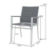 Kozyard Villa Outdoor Patio Dining Chair with Padded Seats and Back - 3 of 4