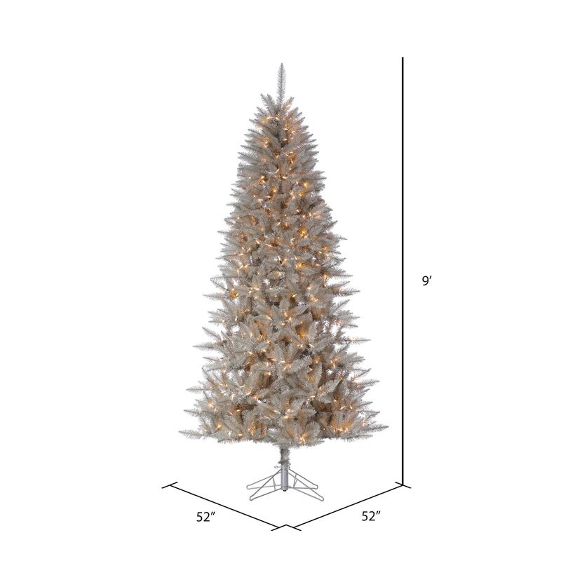 Vickerman Platinum Fir Artificial Christmas Tree, 3 of 4
