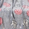 Plazatex All Star Soft & Cozy Glow in the Dark Throw Blanket Ideal for Bedroom & Living Room Decor 50"x60" Grey - 2 of 4